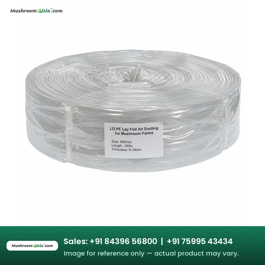 LD Poly Air Duct Tube — MushroomWale mushroom farming equipment