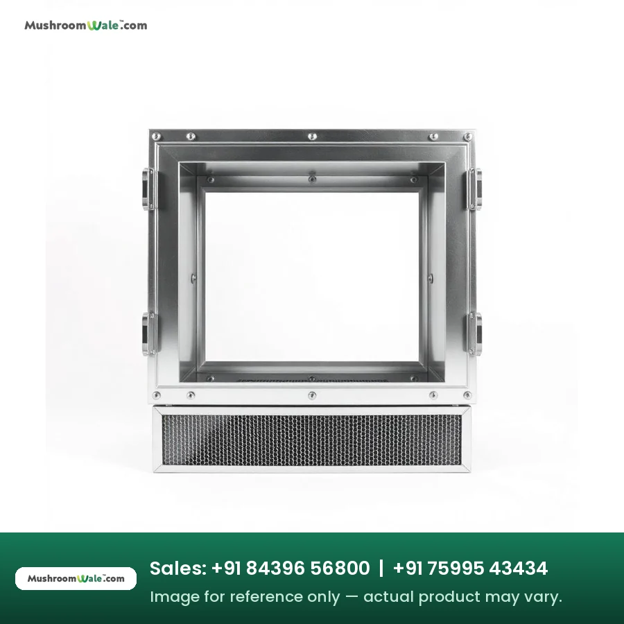 Gravitational Fresh Air CO2 Damper with Filter — MushroomWale mushroom farming equipment