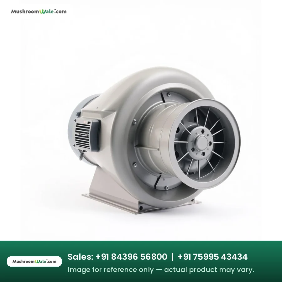 Fresh Air Blower with 1 HP Motor — MushroomWale mushroom farming equipment