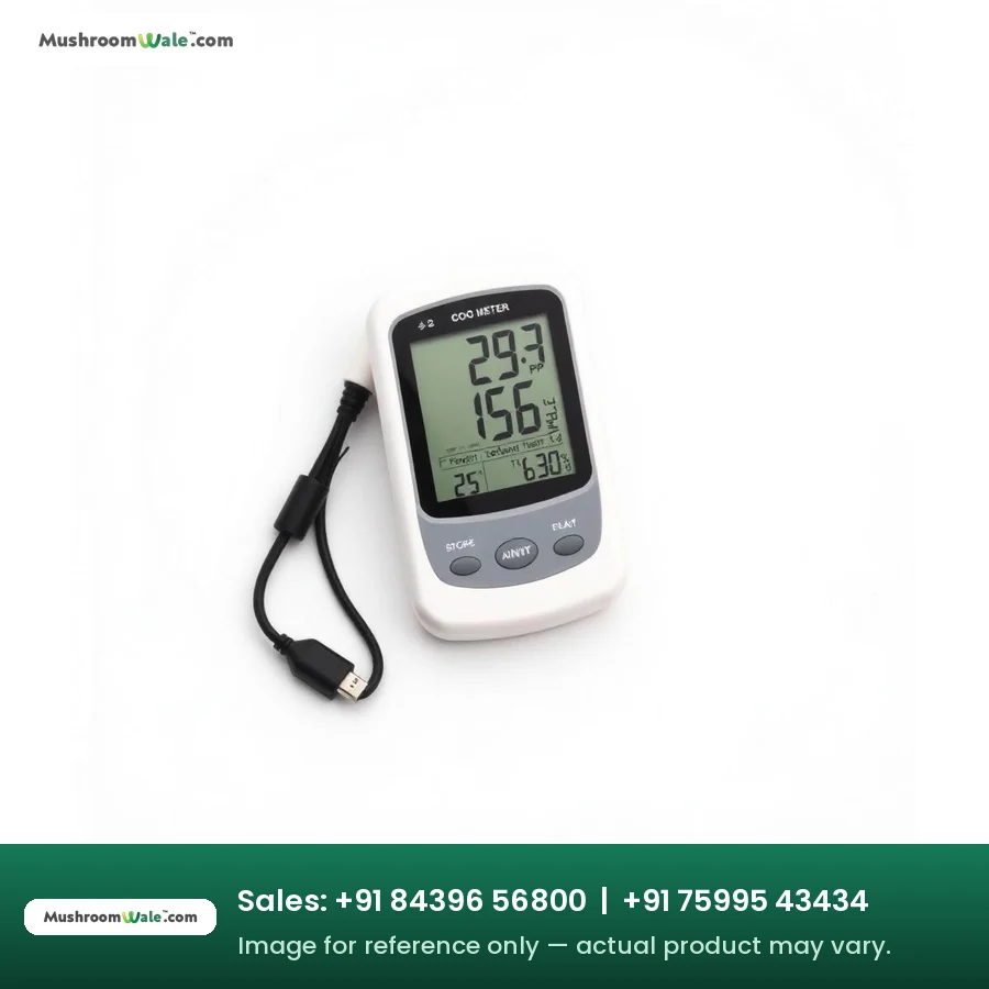CO2 Meter Portable (Cell / USB Powered) — MushroomWale mushroom farming equipment