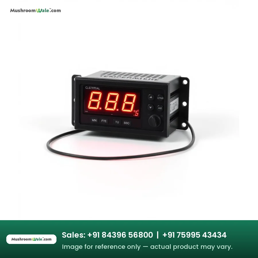 Digital Temperature Controller (Single Sensor) — MushroomWale mushroom farming equipment
