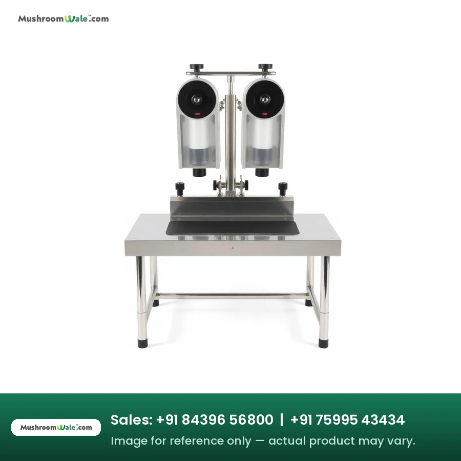 Punnet Packing Machine (Twin Heater) — MushroomWale mushroom farming equipment