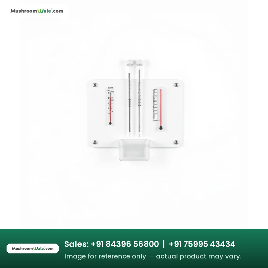 Wet & Dry Bulb Hygrometer — MushroomWale mushroom farming equipment