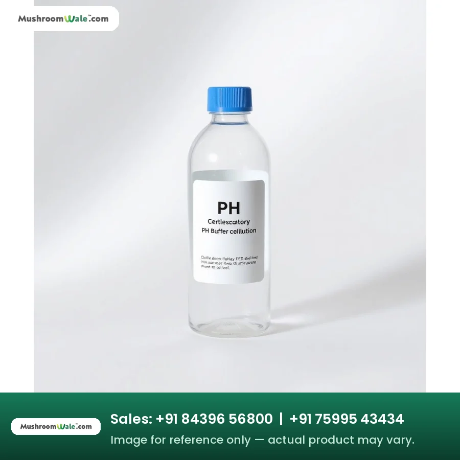 pH Buffer Solution Bottle — MushroomWale mushroom farming equipment