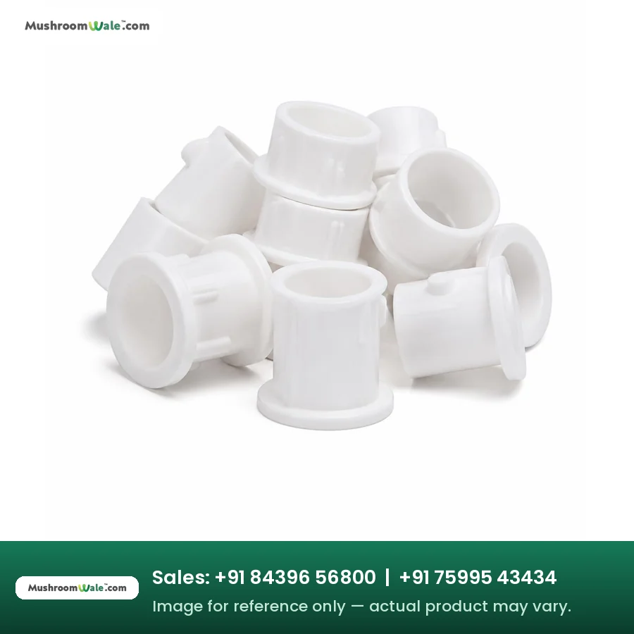 Spawn Neck Ring (Pure PP) — MushroomWale mushroom farming equipment