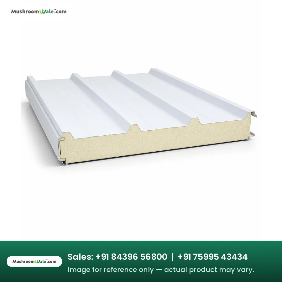 Trapezoidal PPGL PUF insulated roof panel