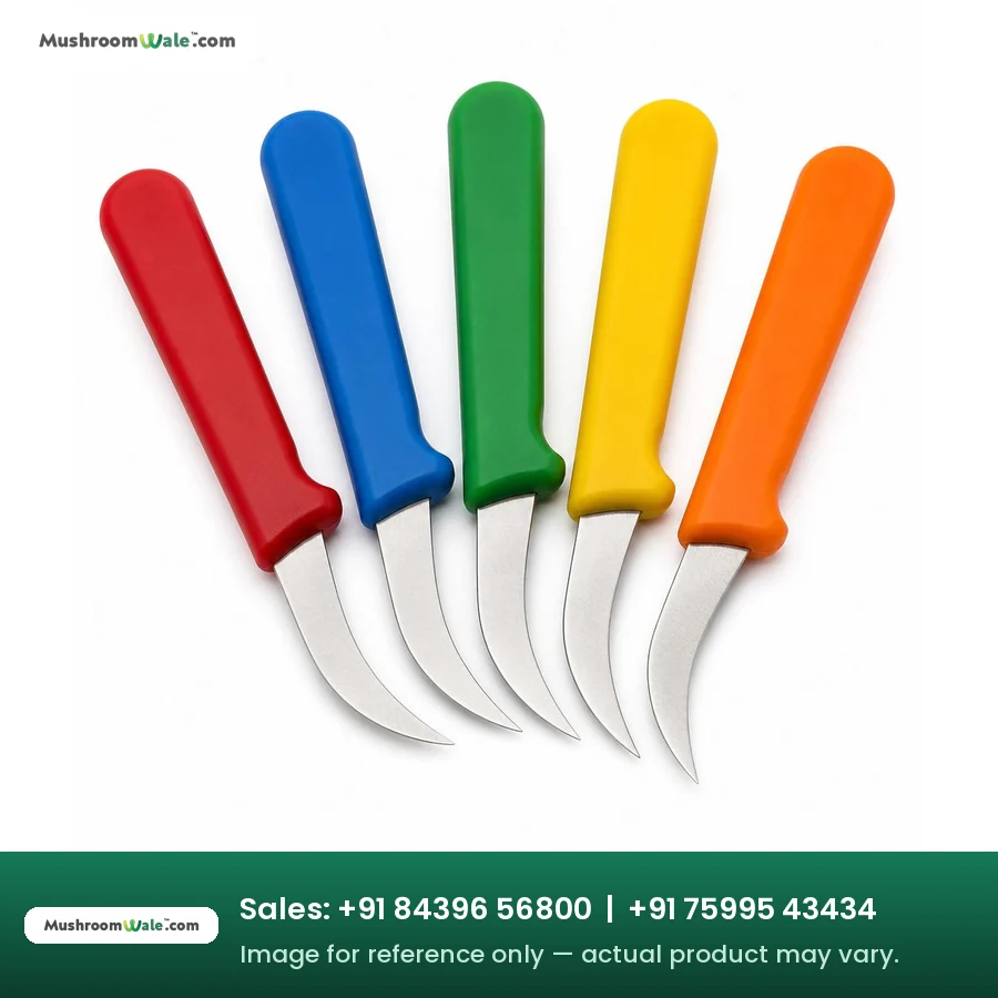 Button Mushroom Harvesting Knife (Multi Colour) — MushroomWale mushroom farming equipment