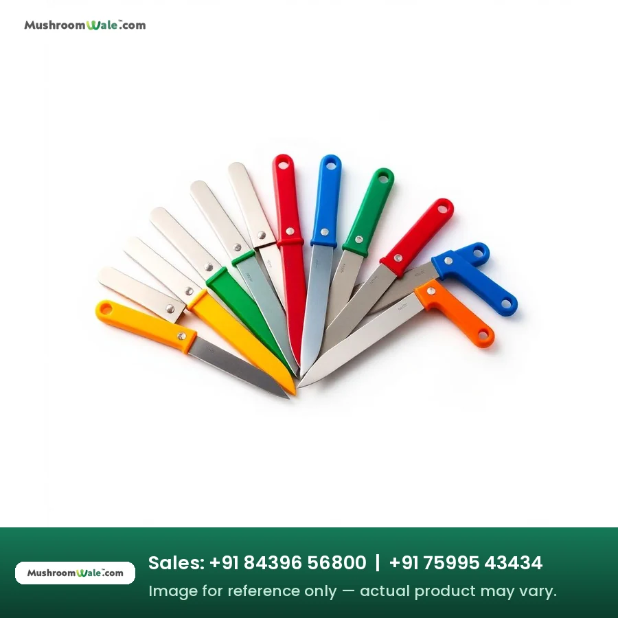 Button Mushroom Harvesting Knife (Multi Colour) — MushroomWale mushroom farming equipment